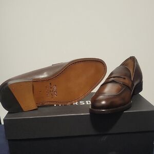 Men's Brown Leather Loafers